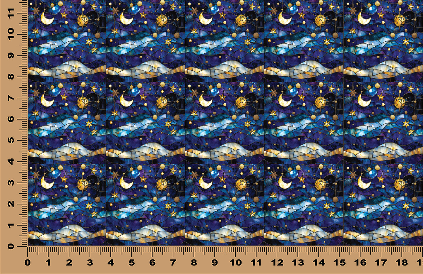 DecoCraft - Scenic Iridescent Collection- Crescent over the Sea