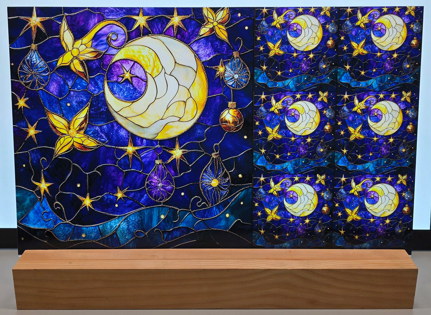 DecoCraft - Scenic Iridescent Collection - Lunar Bloom