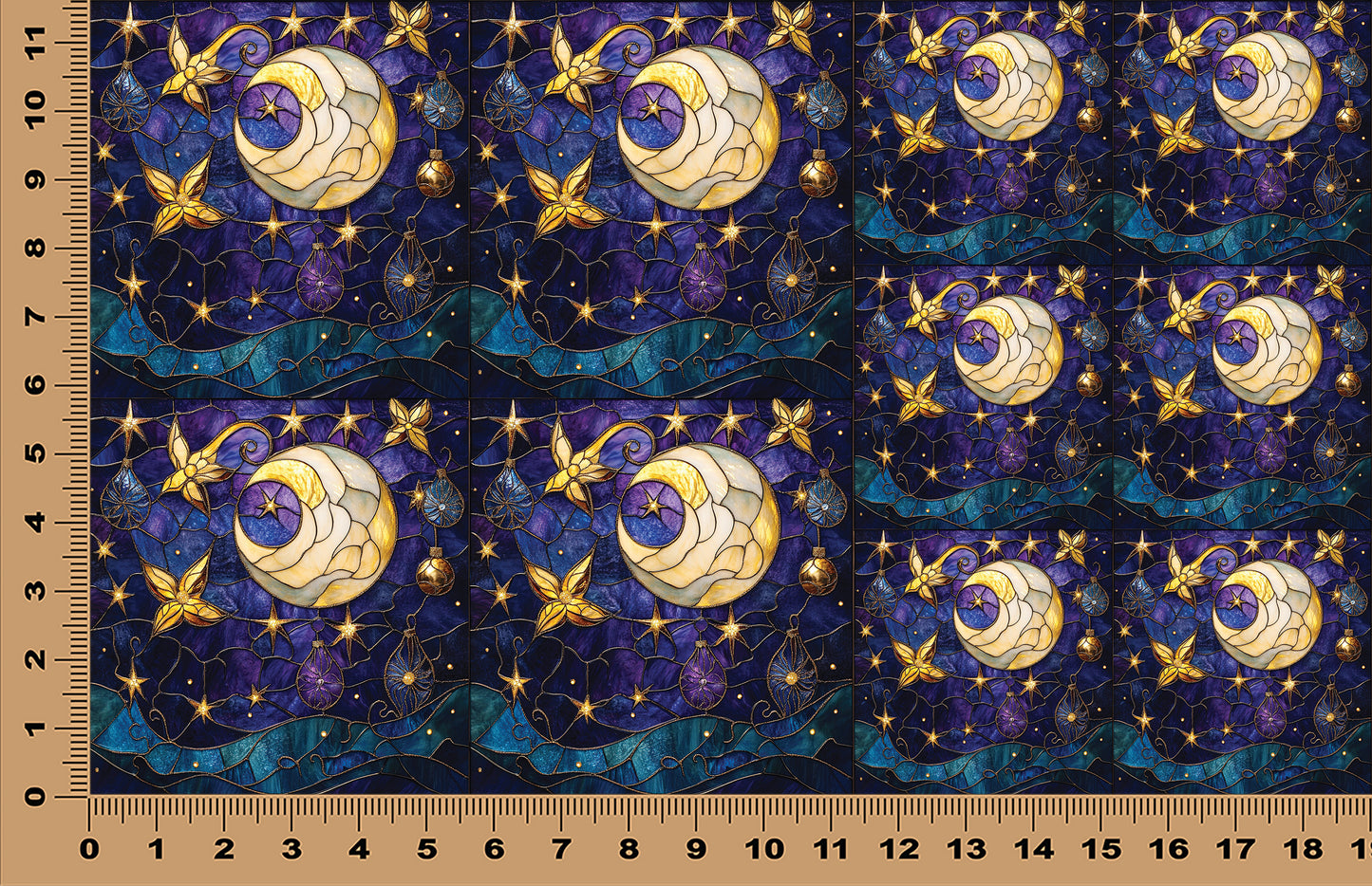 DecoCraft - Scenic Iridescent Collection - Lunar Bloom