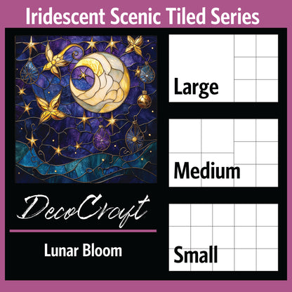 DecoCraft - Scenic Iridescent Collection - Lunar Bloom