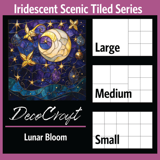 DecoCraft - Scenic Iridescent Collection - Lunar Bloom