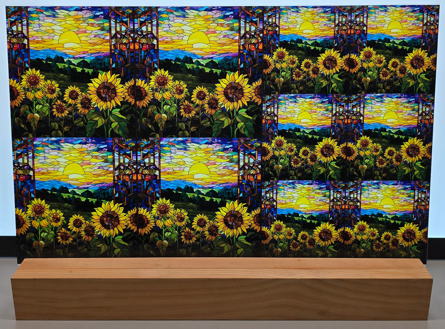 DecoCraft - Scenic Elevated Texture Tiles - Sunflower Valley