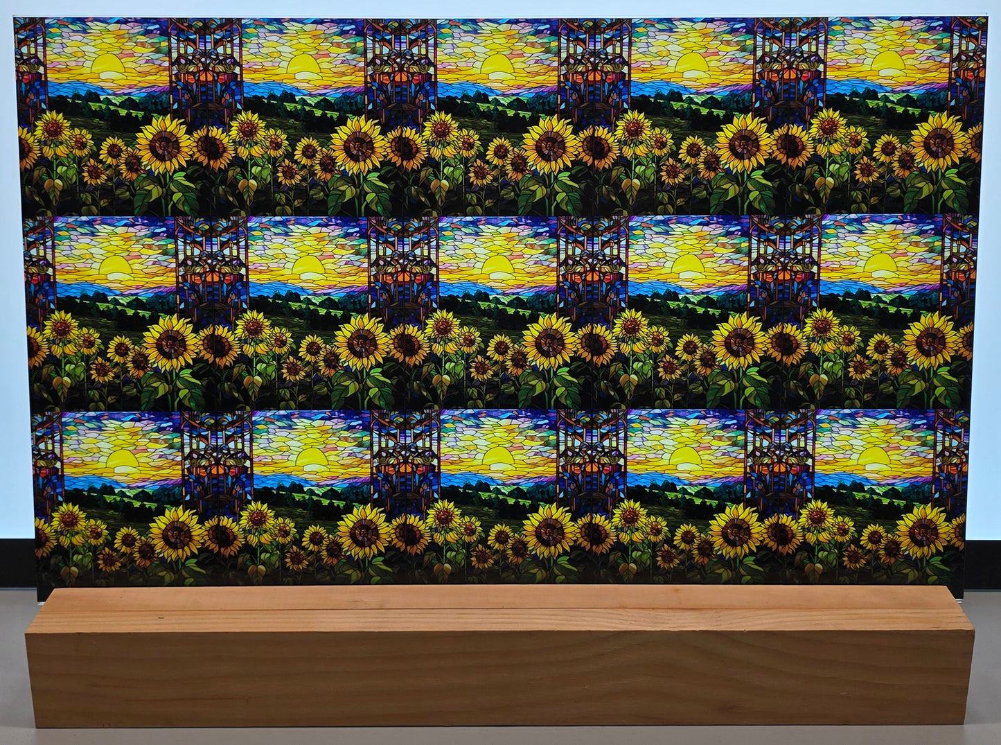 DecoCraft - Scenic Elevated Texture Tiles - Sunflower Valley