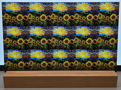 DecoCraft - Scenic Elevated Texture Tiles - Sunflower Valley