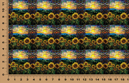 DecoCraft - Scenic Elevated Texture Tiles - Sunflower Valley
