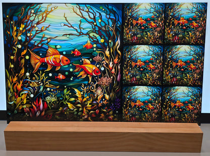 DecoCraft - Scenic Elevated Texture Tiles - Golden Cove