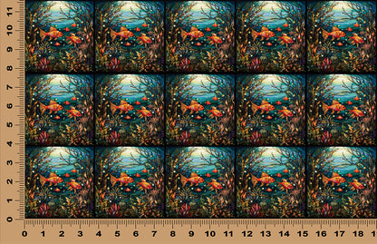 DecoCraft - Scenic Elevated Texture Tiles - Golden Cove