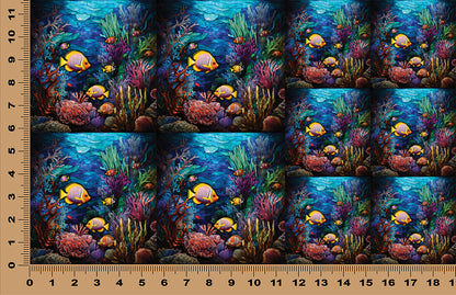 DecoCraft - Scenic Elevated Texture Tiles - Jewel Reef