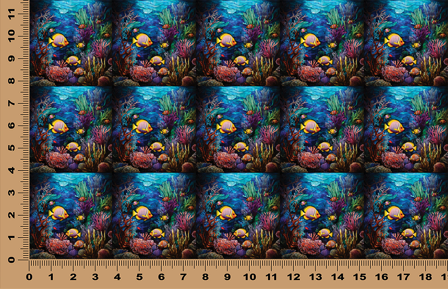 DecoCraft - Scenic Elevated Texture Tiles - Jewel Reef