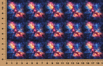 DecoCraft - Scenic Tiles Series - Crimson Sunburst