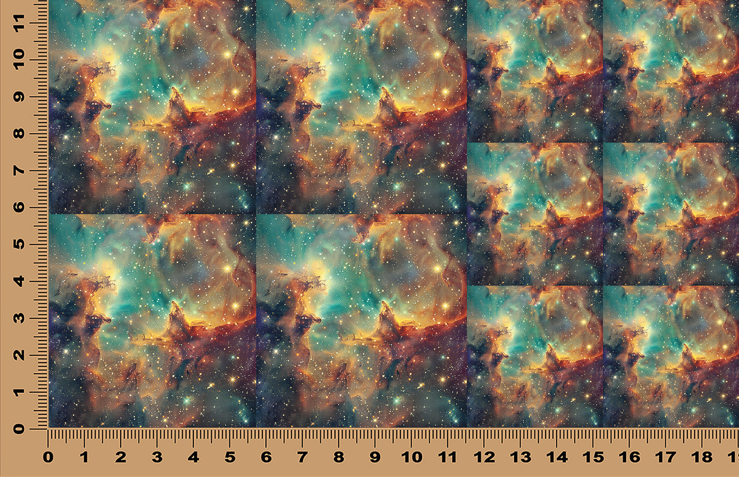 DecoCraft - Scenic Tiles Series - Emerald Pillars