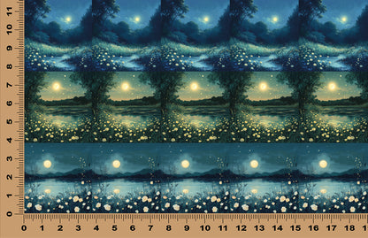 DecoCraft - Scenic Tiles Series - Moonlit Meadows