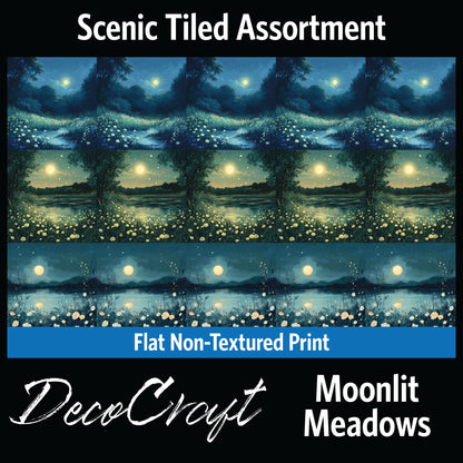 DecoCraft - Scenic Tiles Series - Moonlit Meadows