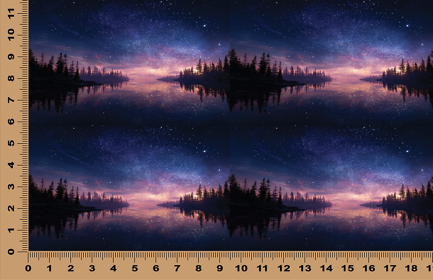 DecoCraft - Scenic Tiles Series - Starlit Reflection