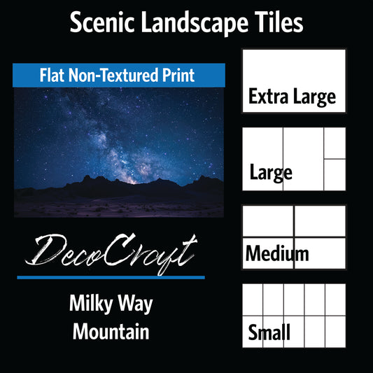 DecoCraft - Scenic Tiles Series - Milky Way Mountain