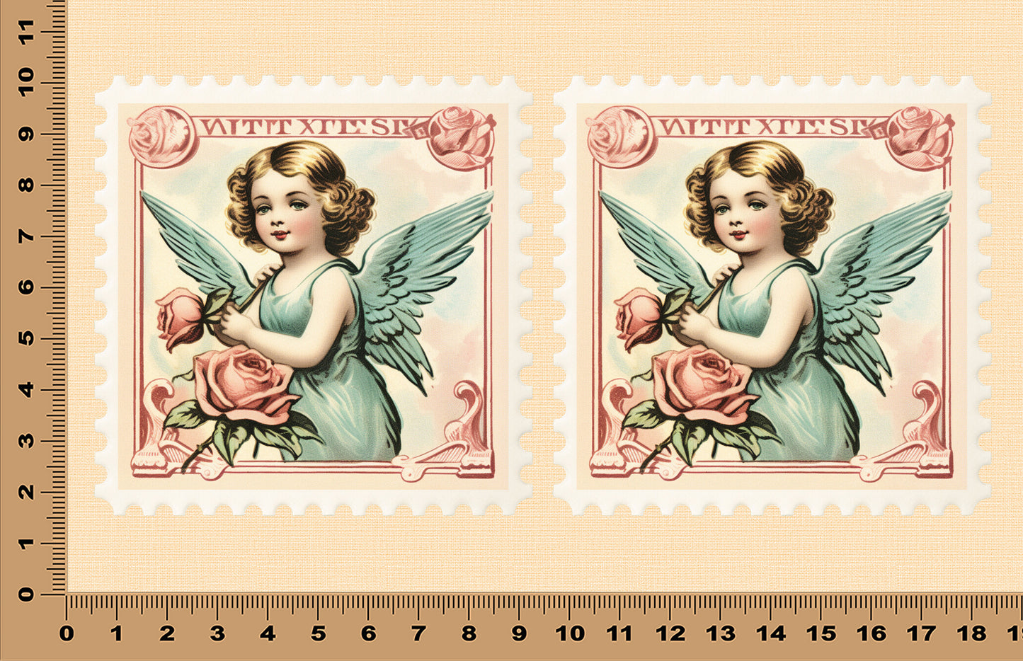 DecoCraft - Stamp Tiles Series - Angel of Affection