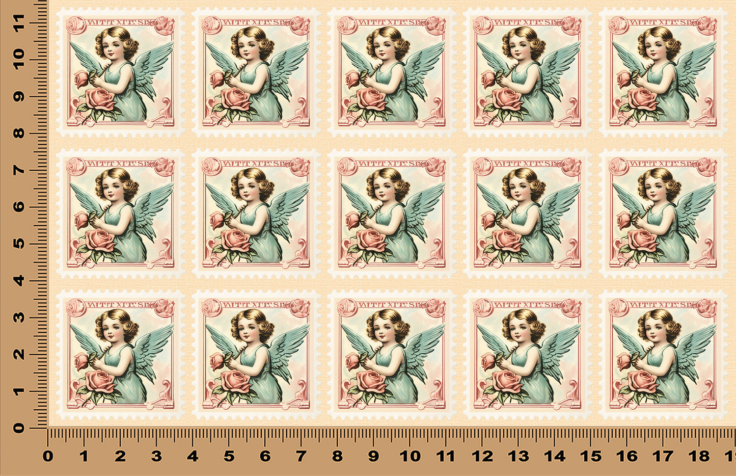 DecoCraft - Stamp Tiles Series - Angel of Affection