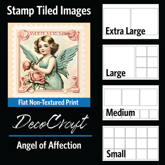 DecoCraft - Stamp Tiles Series - Angel of Affection