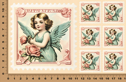 DecoCraft - Stamp Tiles Series - Angel of Affection