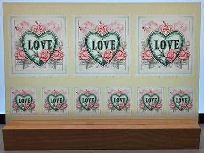 DecoCraft - Stamp Tiles Series - Heart of Love