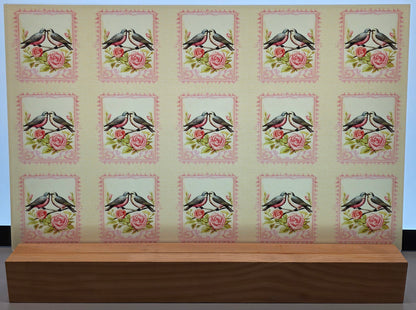 DecoCraft - Stamp Tiles Series - Rose Garden Sweethearts