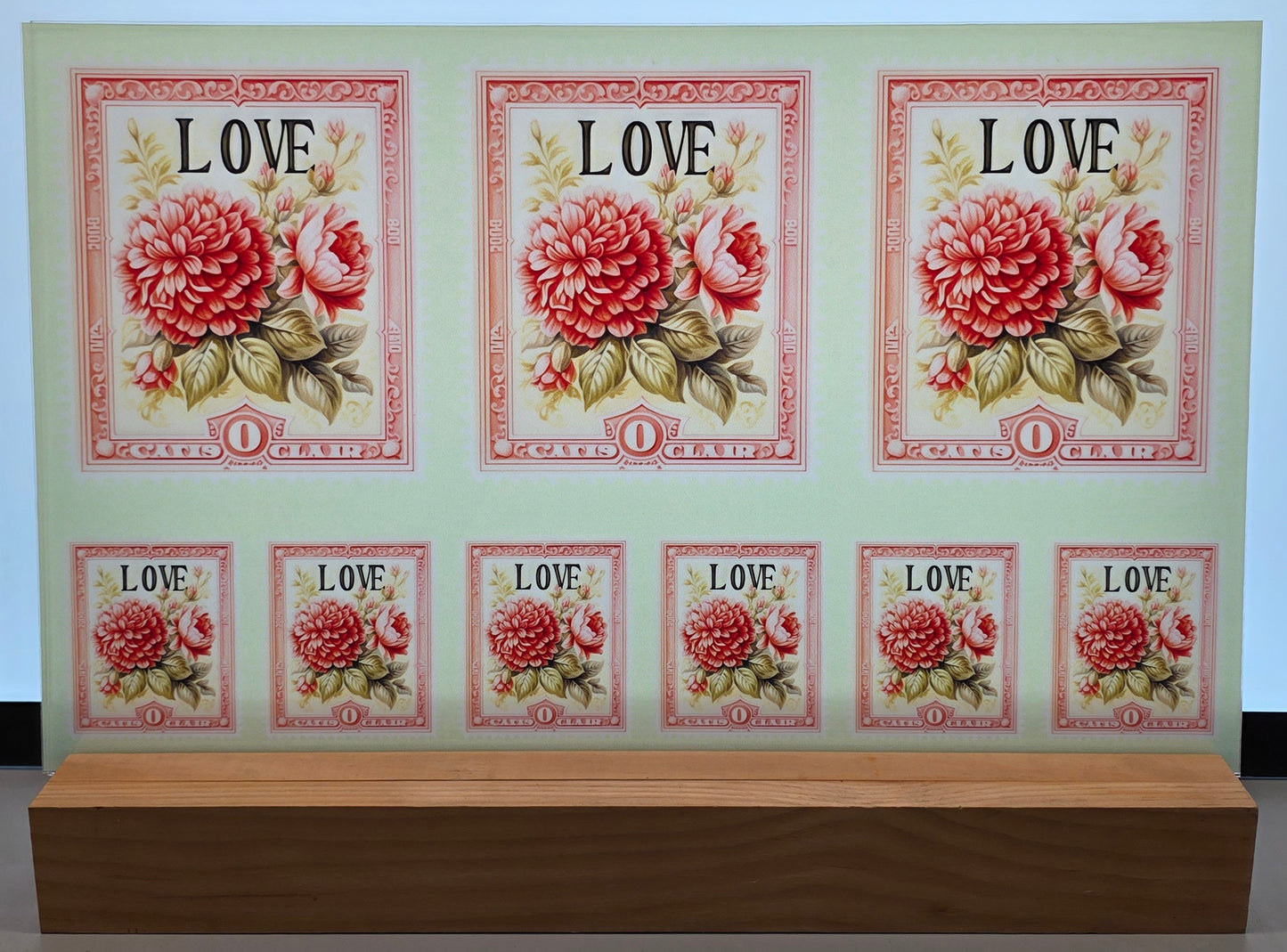 DecoCraft - Stamp Tiles Series - Victorian Love Blossoms