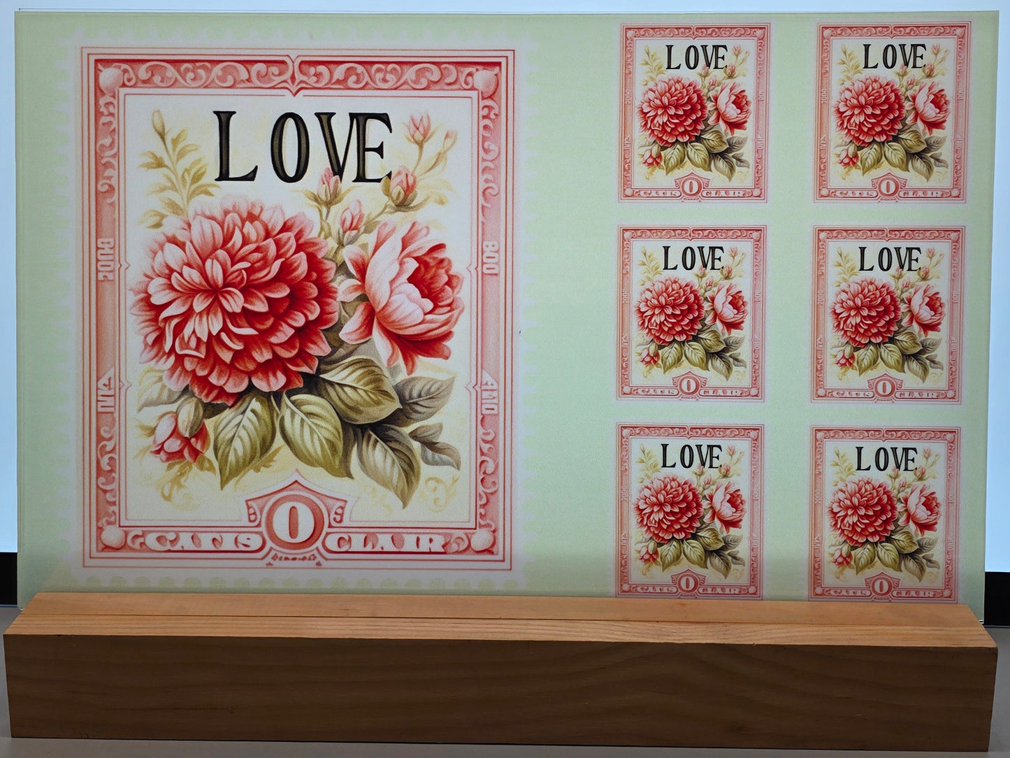 DecoCraft - Stamp Tiles Series - Victorian Love Blossoms