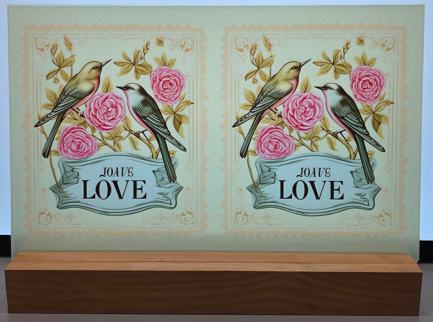 DecoCraft - Stamp Tiles Series - Garden Lovebirds