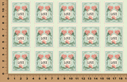 DecoCraft - Stamp Tiles Series - Heirloom Love Frame