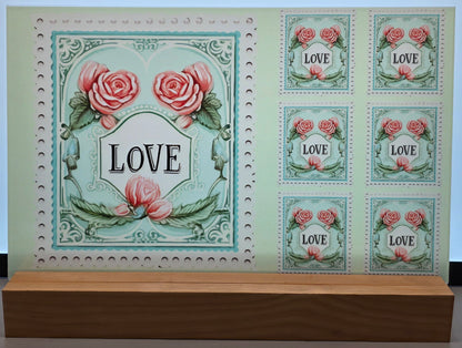 DecoCraft - Stamp Tiles Series - Heirloom Love Frame