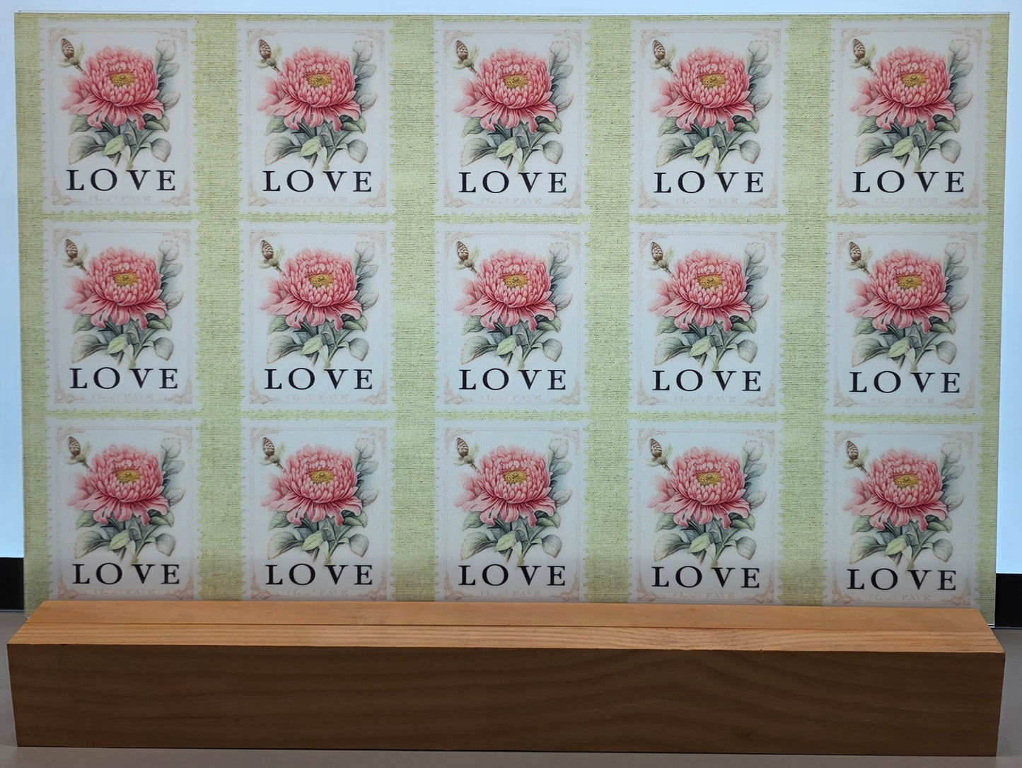DecoCraft - Stamp Tiles Series - Heirloom Peony Love
