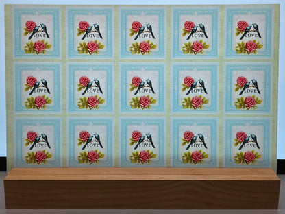 DecoCraft - Stamp Tiles Series - Rose & Sparrow Devotion