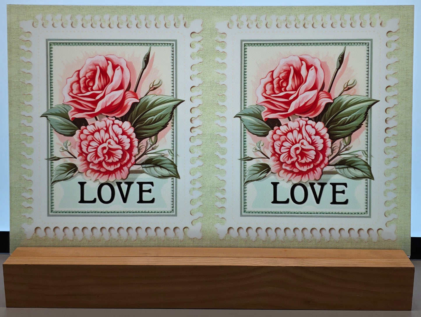 DecoCraft - Stamp Tiles Series - Rose Garden Love Seal