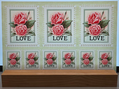 DecoCraft - Stamp Tiles Series - Rose Garden Love Seal