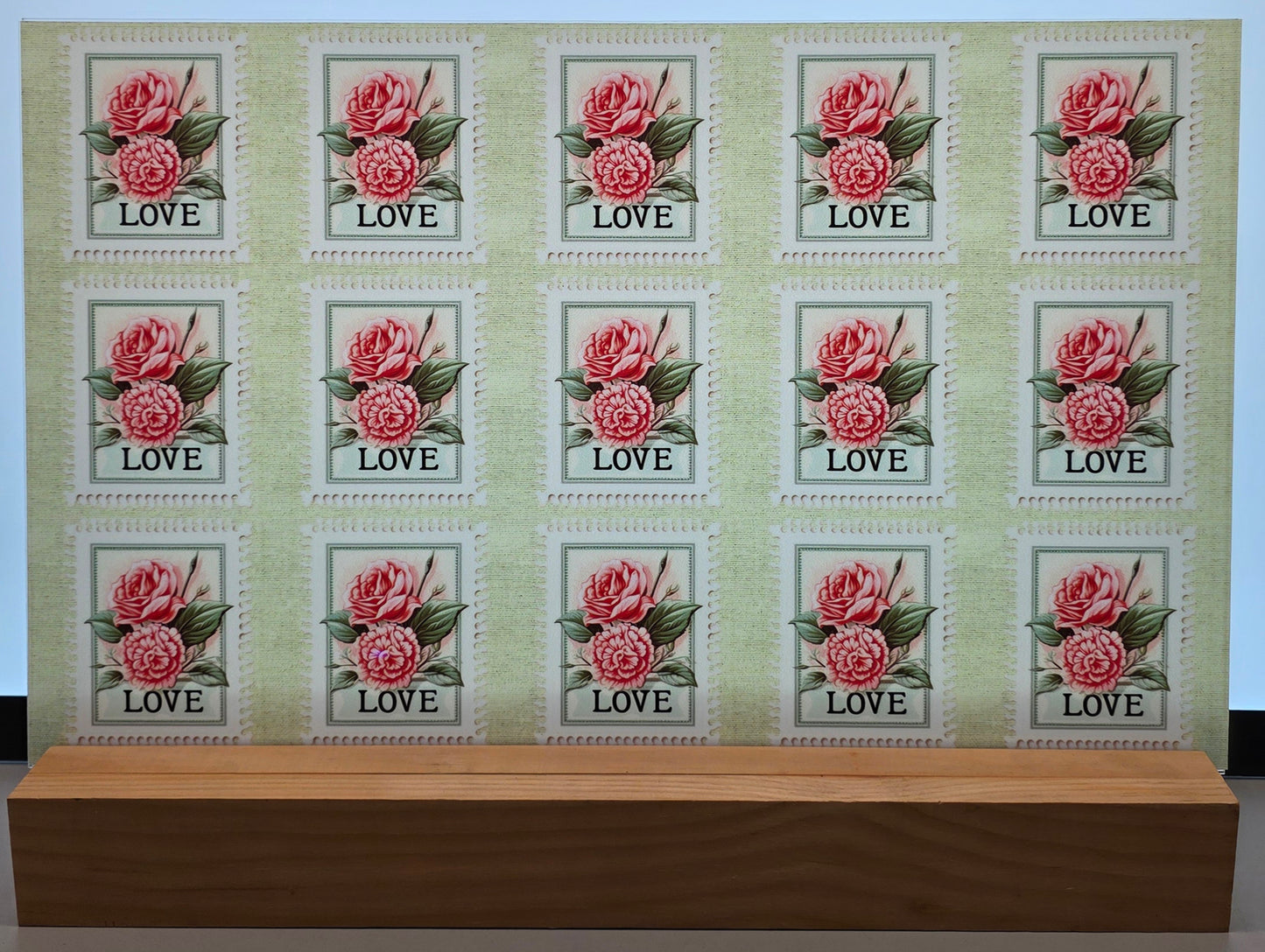 DecoCraft - Stamp Tiles Series - Rose Garden Love Seal
