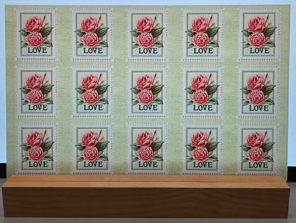DecoCraft - Stamp Tiles Series - Rose Garden Love Seal