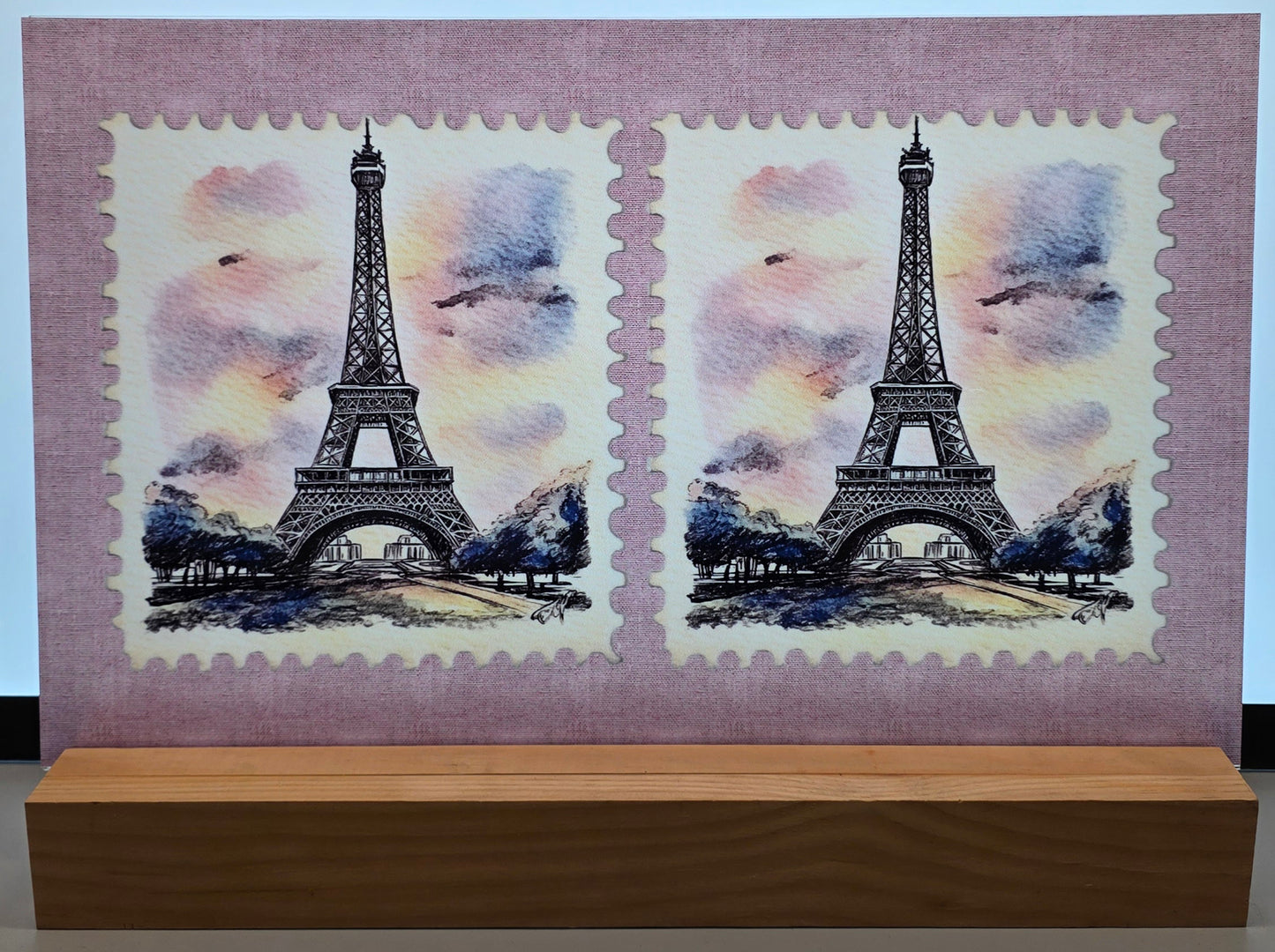 DecoCraft - Stamp Tiles Series - Parisian Sky - Eiffel Tower