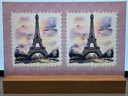 DecoCraft - Stamp Tiles Series - Parisian Sky - Eiffel Tower