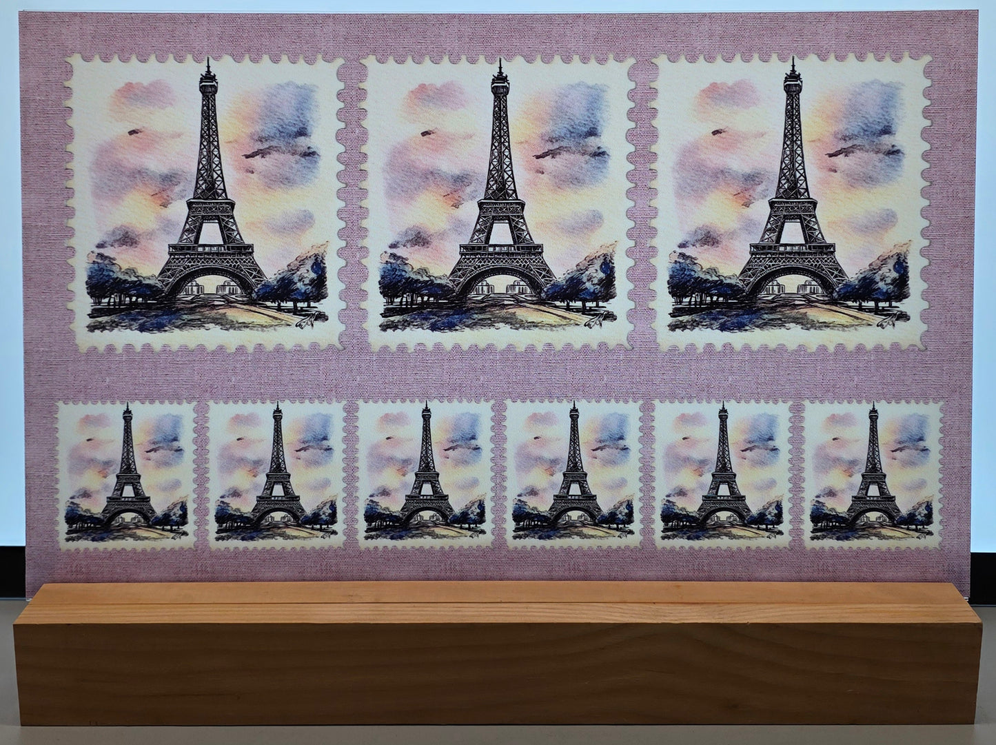 DecoCraft - Stamp Tiles Series - Parisian Sky - Eiffel Tower