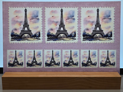DecoCraft - Stamp Tiles Series - Parisian Sky - Eiffel Tower