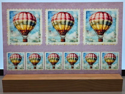 DecoCraft - Stamp Tiles Series - Balloon Over Old Europe