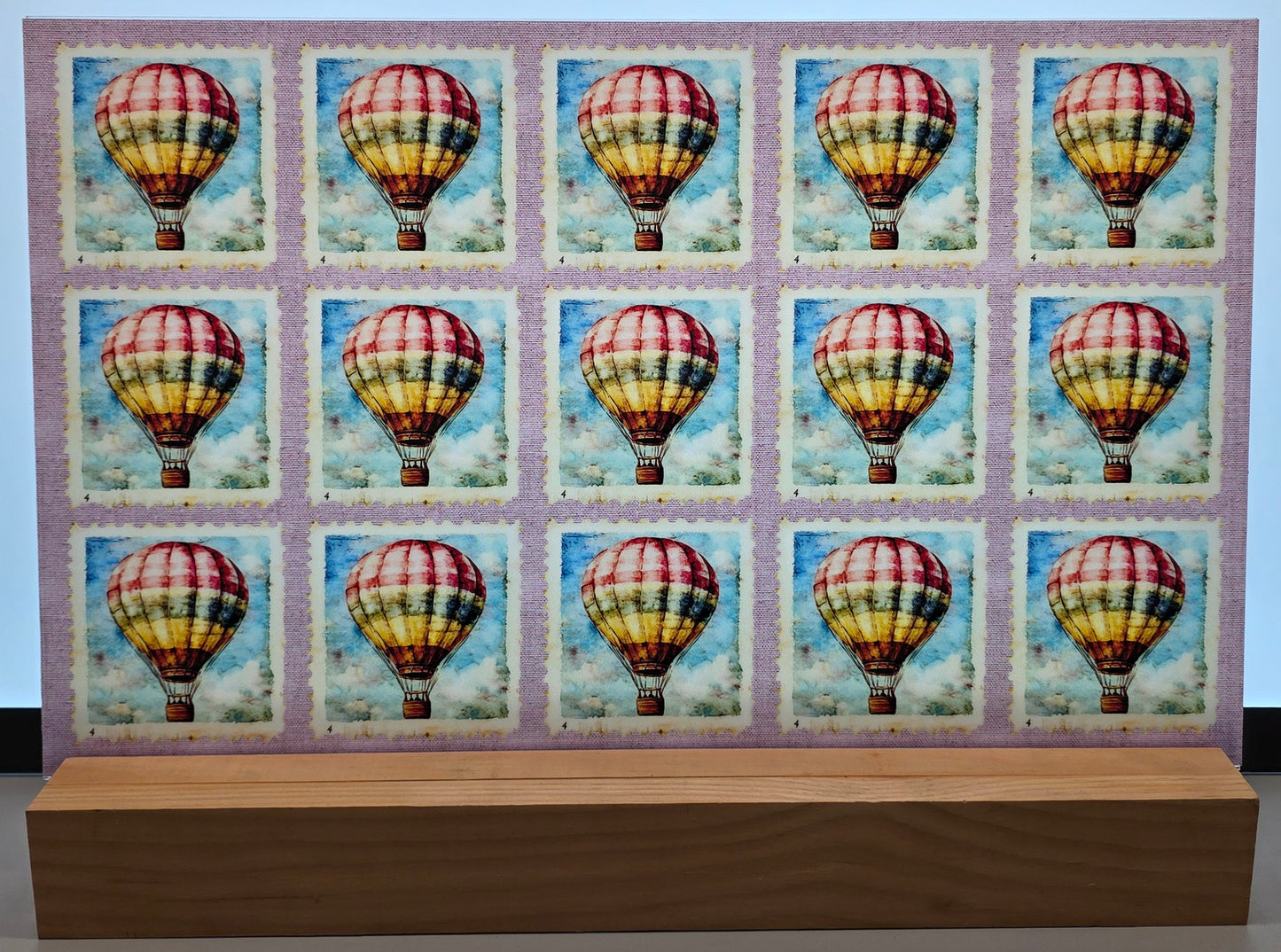 DecoCraft - Stamp Tiles Series - Balloon Over Old Europe
