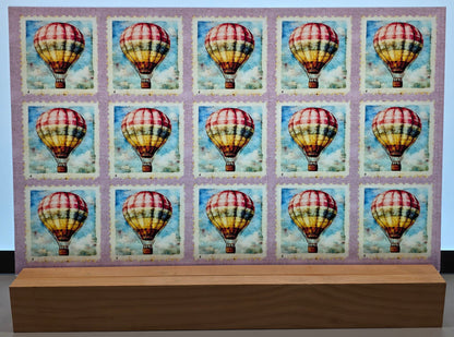 DecoCraft - Stamp Tiles Series - Balloon Over Old Europe