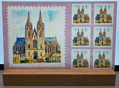 DecoCraft - Stamp Tiles Series - Cathedral of Old World Grace