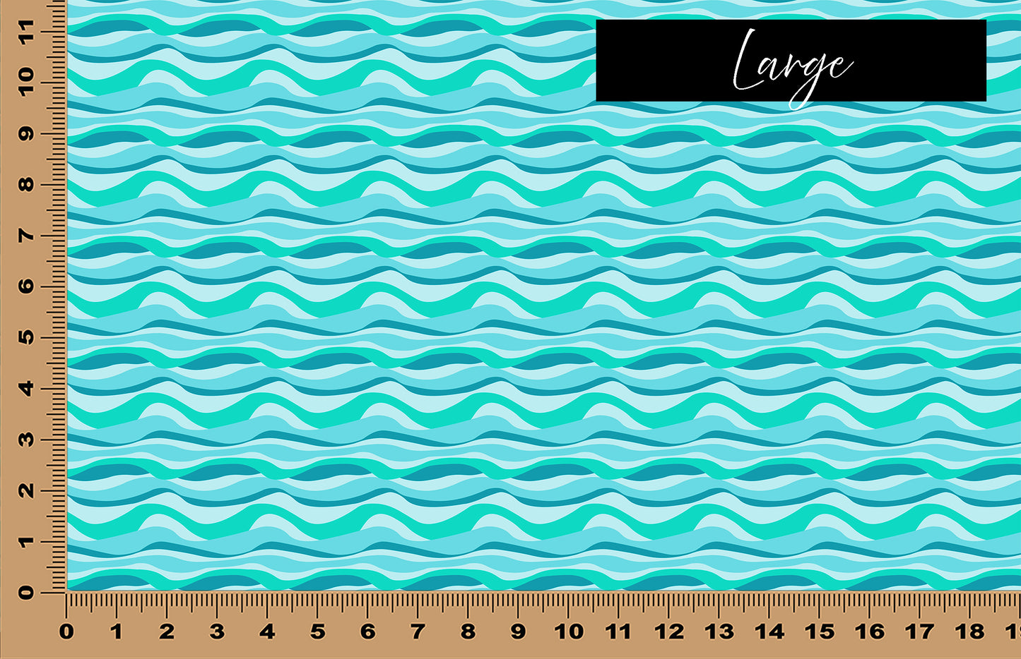 DecoCraft - Abstract - Abstract Turquoise Lines
