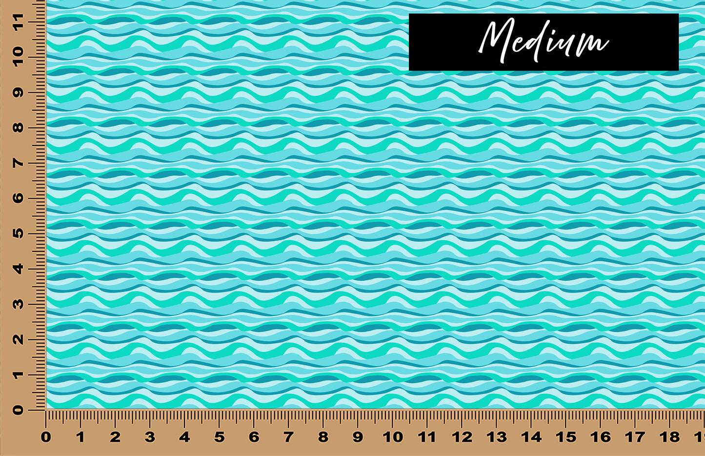 DecoCraft - Abstract - Abstract Turquoise Lines
