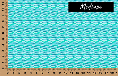 DecoCraft - Abstract - Abstract Turquoise Lines