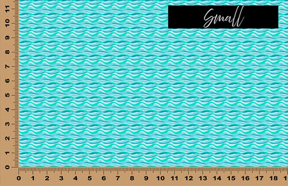 DecoCraft - Abstract - Abstract Turquoise Lines