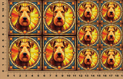 DecoCraft - Scenic Elevated Texture Tiles - Airedale Terrier