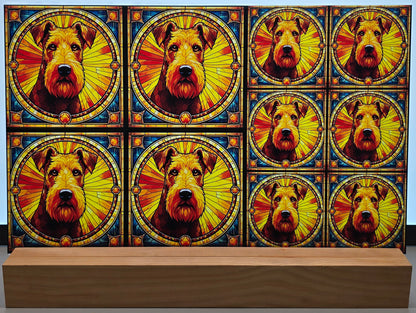 DecoCraft - Scenic Elevated Texture Tiles - Airedale Terrier